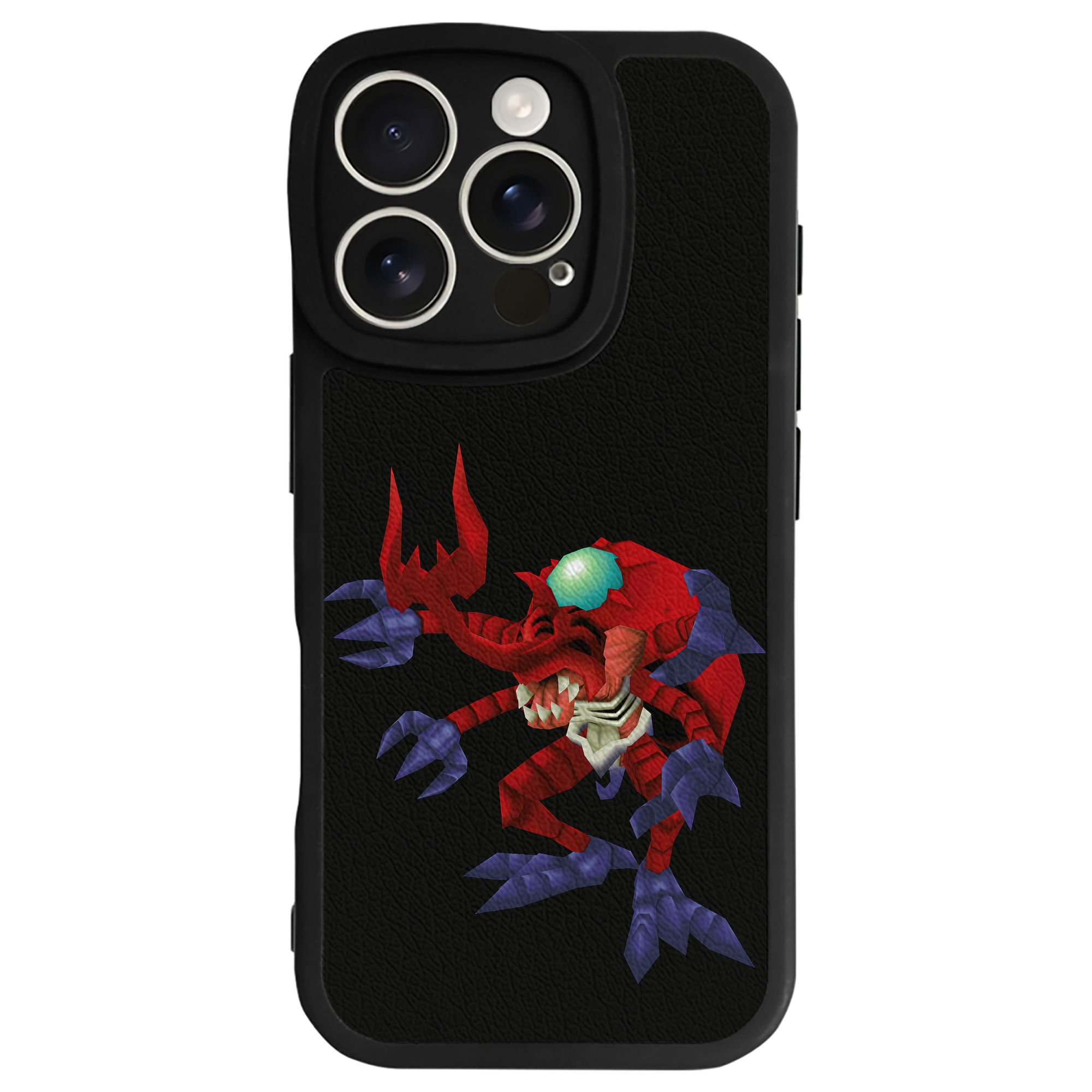 （画像用） Digimon デジタルモンスター/デジモン 【iPhone 16シリーズ対応】シリコンスマホケース（レザー調） 材質：シリコン